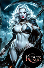LADY D  VIRGIN NICE | SINGLE COVER PRINT | KURVES COMICS picture