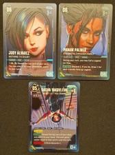 CYBERPUNK 2077 TCG BETA LOT- 2 BETA Secret Rare 1 BETA Secret Legend picture
