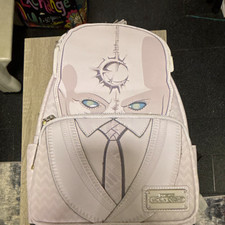 Loungefly Marvel Moon Knight White & Gray Mini Backpack, Comics Theme picture