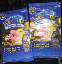 Ganz Webkinz Series 2 Trading Cards ( 2 Packs ) New Sealed Rare picture