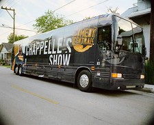 Comedian Dave Chappelle's tour bus for Blender Magazine in 2004 Old Photo picture