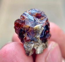 68ct | Natural Red Garnet Crystal w/Mica Specimen | Skardu Pakistan. picture