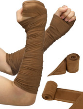 Medieval Hand Wraps Renaissance Arm Wraps Cotton Fabric Bracers LARP Armor Costu picture