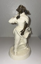 Minton Statue SEA BREEZES  By Eric J Griffiths Bronze Bone China, 9”H, VTG 1978 picture