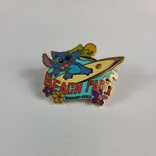 Disney Pin Escape to Paradise Beach Party Hawaiian Style - Stitch picture