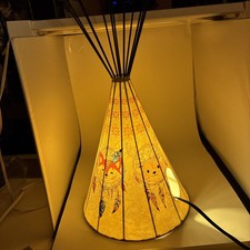 Native American Rawhide Lamp 18”x 10” Decorative Collectible Dreamcatcher USA picture