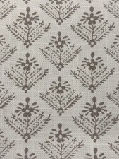 Laura Ashley Lady Fern Dark Dove Grey Curtain Cotton Fabric 70's Inspired (A2) picture