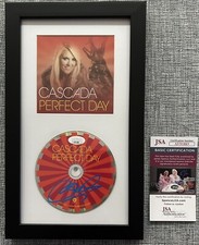 CASCADA SIGNED PERFECT DAY CD “EVACUATE THE DANCEFLOOR” IN FRAME - JSA COA picture