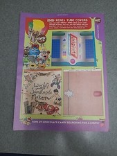 M&m Mini Candy Tube Covers Print Ad 2001 8x11 Wall Art Decor  picture