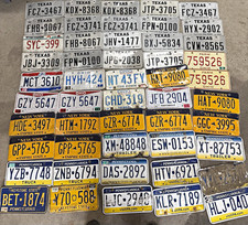 Mixed Lot 50 US License Plates - Texas New York Pennsylvania Ohio Wisconsin picture