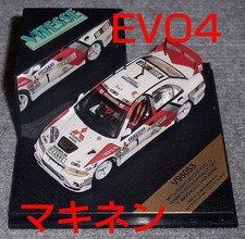 Mitsubishi Lancer EVO4 No.1 Makinen 1997 Spain Winner 1/43 Model 14Y+ JAPAN picture