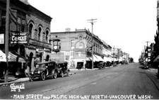 Main Street View Bank Drug Store Vancouver Washington WA - Reprint picture