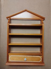 Vintage Lenox Spice Wood House Rack With Pullout Drawer picture