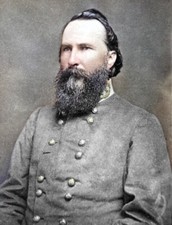James Longstreet Civil War Confederate  - 13x19 CANVAS picture