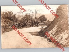 c1909 Three Men Motorcycle Trip Bikes SAN FRANCISCO California CA RPPC Photo picture