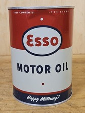 Vintage Esso Motor Oil Can Quart Empty picture