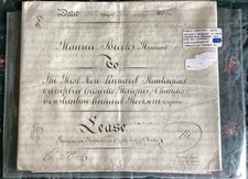 1859 Handwritten Lease Document Property in Whichchester Signed Marquis Chandos picture