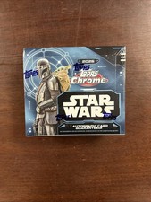 2026 TOPPS CHROME STAR WARS HOBBY BOX -  FACTORY SEALED / BRAND NEW IN HAND picture