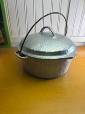 Wagner Ware 3248-M Dutch Oven Roaster Hammered Finish Drip Drop Lid NO Wobbles picture