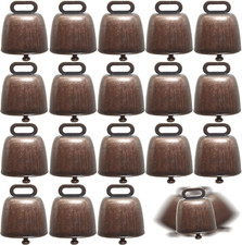 18PCS Cow Horse Sheep Grazing Copper Bells Small Brass Bells Cattle Goat Farm Lo picture