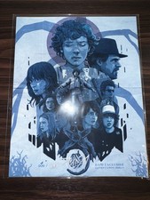 SIGNED STRANGER THINGS BLUE POP CULTURE 8x10 PRINT W/ PROTECTOR - ART VAULT picture