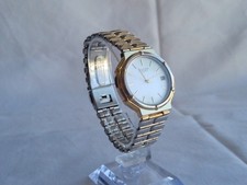 Vintage Bulova Quartz Watch Two Tone Date Window 31.4mm 1996 Classic Dress Runs picture