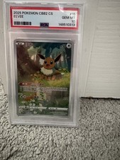 PSA 10 2025 Pokémon TCG CBB2 CS Eevee 0115/15 Chinese Holo Graded picture