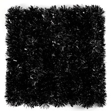FOIMAS 33FT Black Tinsel Garland,Halloween 33ft Halloween, picture