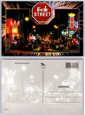 Continental Beale Street Neon Night Postcard picture
