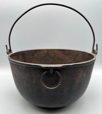 Antique Favorite Piqua Ware #2 Cast Iron Scotch Bowl Non-Restored Original picture