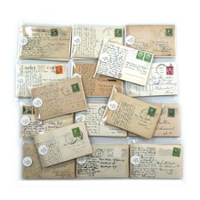 10 Real Photo Postcards - Postally Used Lot - Vintage & Antique RPPC Collection picture