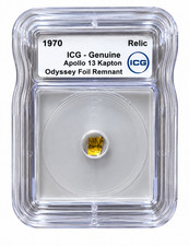 1970 Apollo 13 Kapton Foil Remnant Odyssey Space Mission Relic ICG Genuine picture