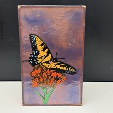 Houston Llew Spiritile #036 LIGHT ON Butterfly RETIRED & RARE No Box **READ** picture