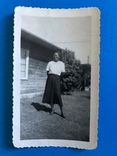 1940s African American Woman Fashion House Portrait Black Americana picture
