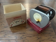 Vintage Johnson Model 50 Card Shuffler Working With Box & Instructions picture