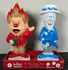 *NEW* The Year Without A Santa Claus Heat Miser & Snow Miser 14” Blow Mold Set picture
