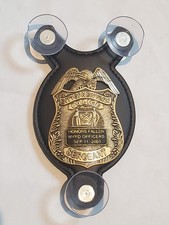 Honors Fallen NYPD officers on Sep 11, 2001. Salute Heroes police car shield picture