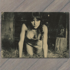 POSTCARD Gothic Crawling Woman Night Terror Horror Mood picture