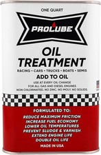 Prolube Engin Oil Treatment 1QT - Engine Oil Additive for Gas & Diesel Engines picture
