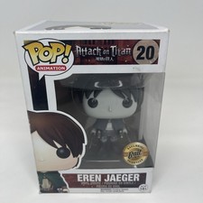 Funko Pop Vinyl: Attack on Titan - Eren Jaeger - (Black and White) - HTF Rare  picture