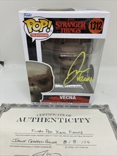 Jamie Campbell Bower Signed Funko Pop Stranger Things Vecna Autograph COA picture