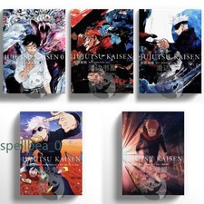 Jujutsu Kaisen Key Animation Art Book Vol.0-4 Complete Set Artworks Collection picture