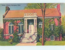 Linen LIBRARY SCENE Ravenna Ohio OH hs2602 picture