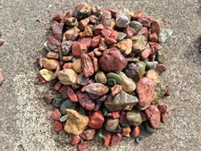 20 Lbs. Great Tumbler Size Rough Hi Grade Jasper From Willamette River, OR #WJ11 picture
