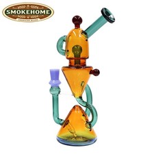 10inch Hookah Glass Bongs Water Pipes Tobacco Smoking Recycler bong & 14mm bowl picture