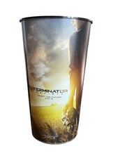 Terminator Genisys Plastic Cup 2015 Movie Promo Yellow Black picture