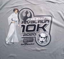 New Women's Walt Disney 10K Running T-Shirt Carrie Fisher as Princess Leia Small picture
