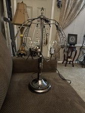 Vintage Lighting Touch Lamp 3 Way Dark Nickel Base Only   No Panels 22