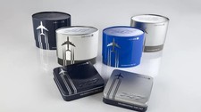 ULTRA RARE United Airlines Celebrating The 747 Tin First Class Amenity Kit picture