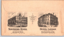 1925 Southern Hotel Jackson TN Hotel Latham Hopkinsville KY Illustrated - READ picture
